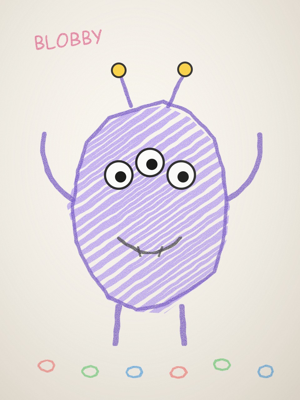 Drawing before animation